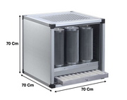 Groupe filtrant à charbon actif | ECO25 | KAER - EQUIPEMENT RESTAURATION 