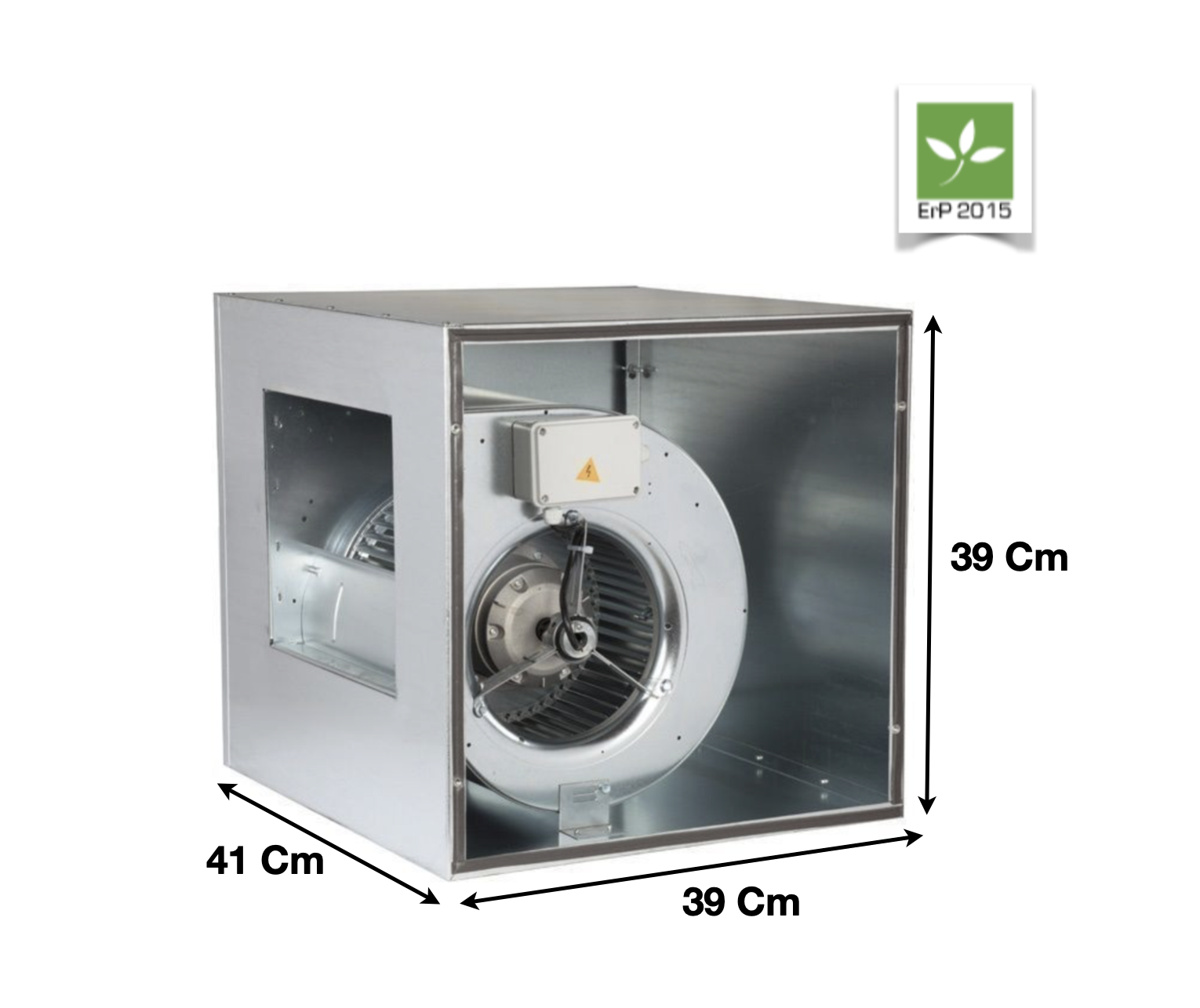 Caisson isolée de ventilation centrifuge motorisé 7/7 | 20RE774M+20D3IM | ALVENE - EQUIPEMENT RESTAURATION 