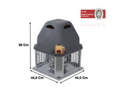 Tourelle d’extraction Emmos 032 | 41H3204MV | ALVENE - EQUIPEMENT RESTAURATION 