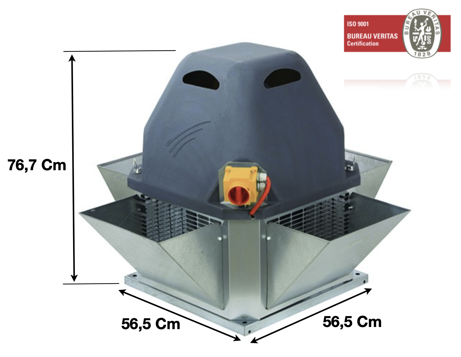 Tourelle d’extraction Emmos 050 | 41H5004MV+KV | ALVENE - EQUIPEMENT RESTAURATION 