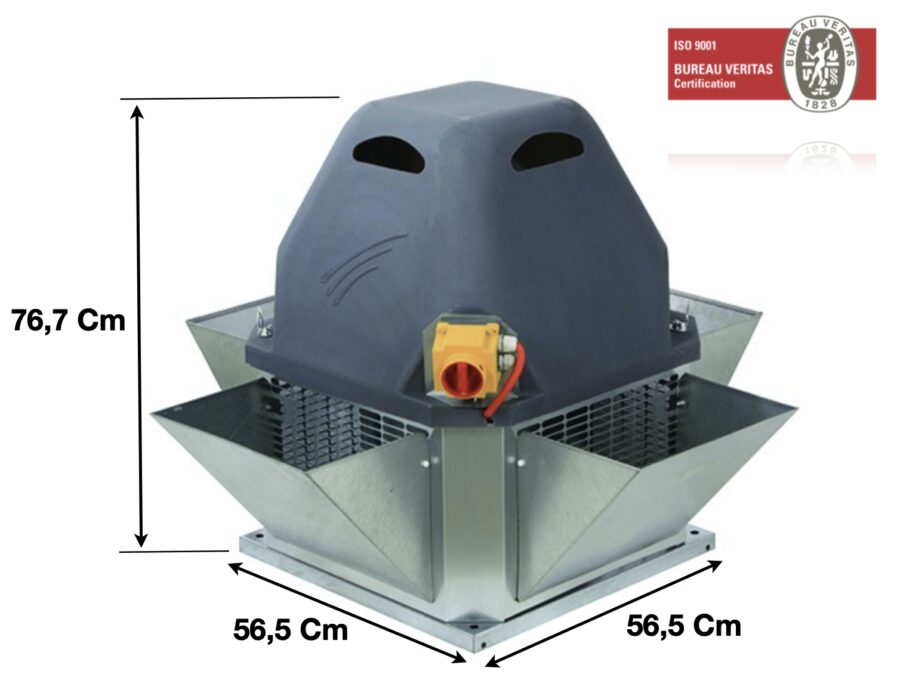 Tourelle d’extraction Emmos 040 | 41H4004MV+KV | ALVENE - EQUIPEMENT RESTAURATION 
