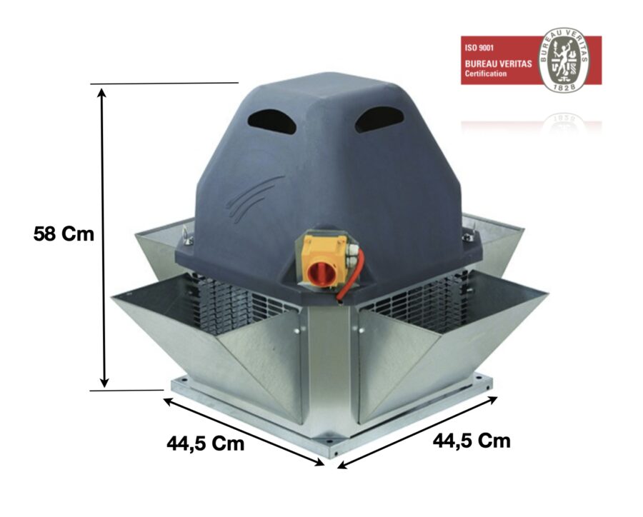 Tourelle d’extraction Emmos 036 | 41H3604MV+KV | ALVENE - EQUIPEMENT RESTAURATION 