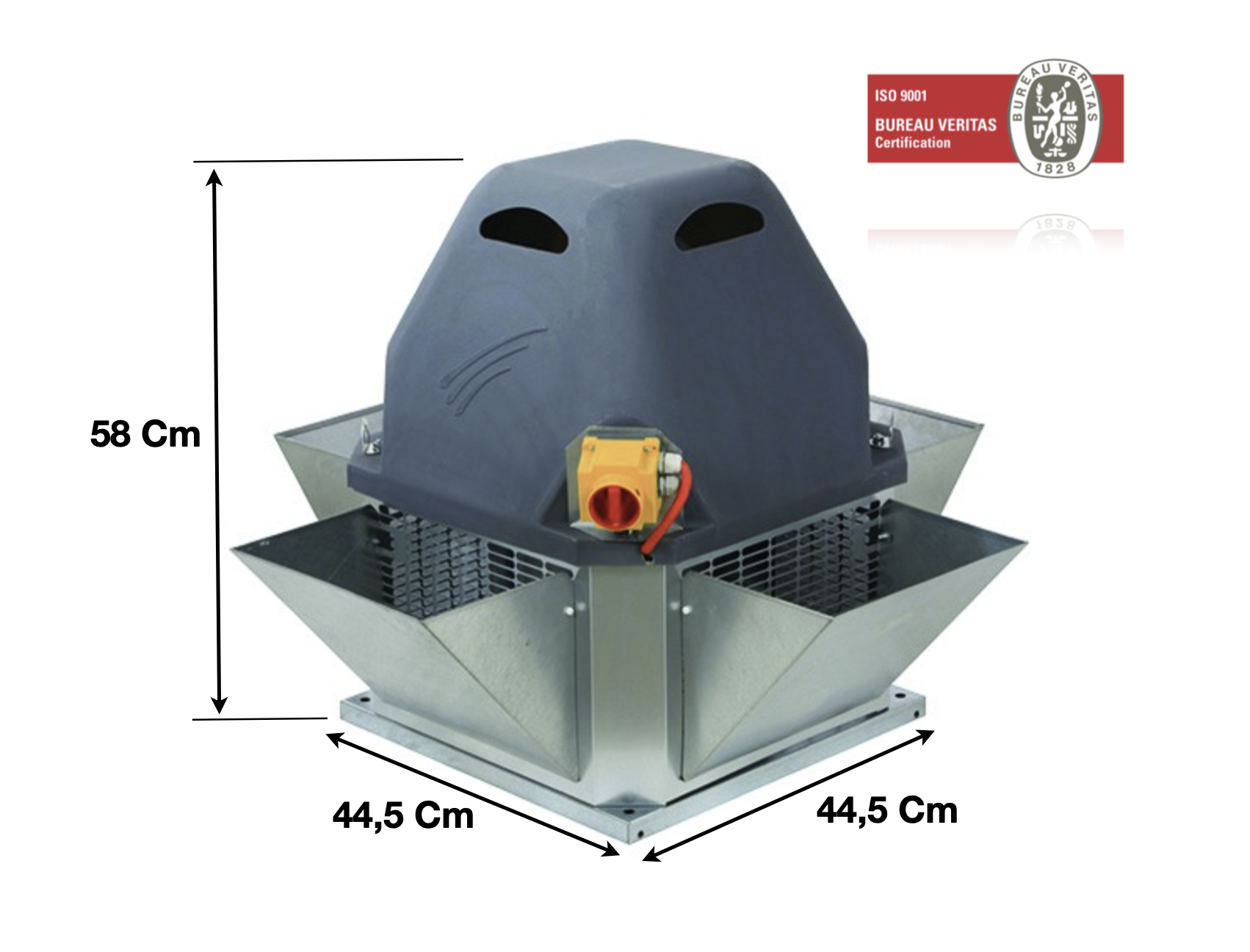 Tourelle d’extraction Emmos 032 | 41H3204MV+KV | ALVENE - EQUIPEMENT RESTAURATION 