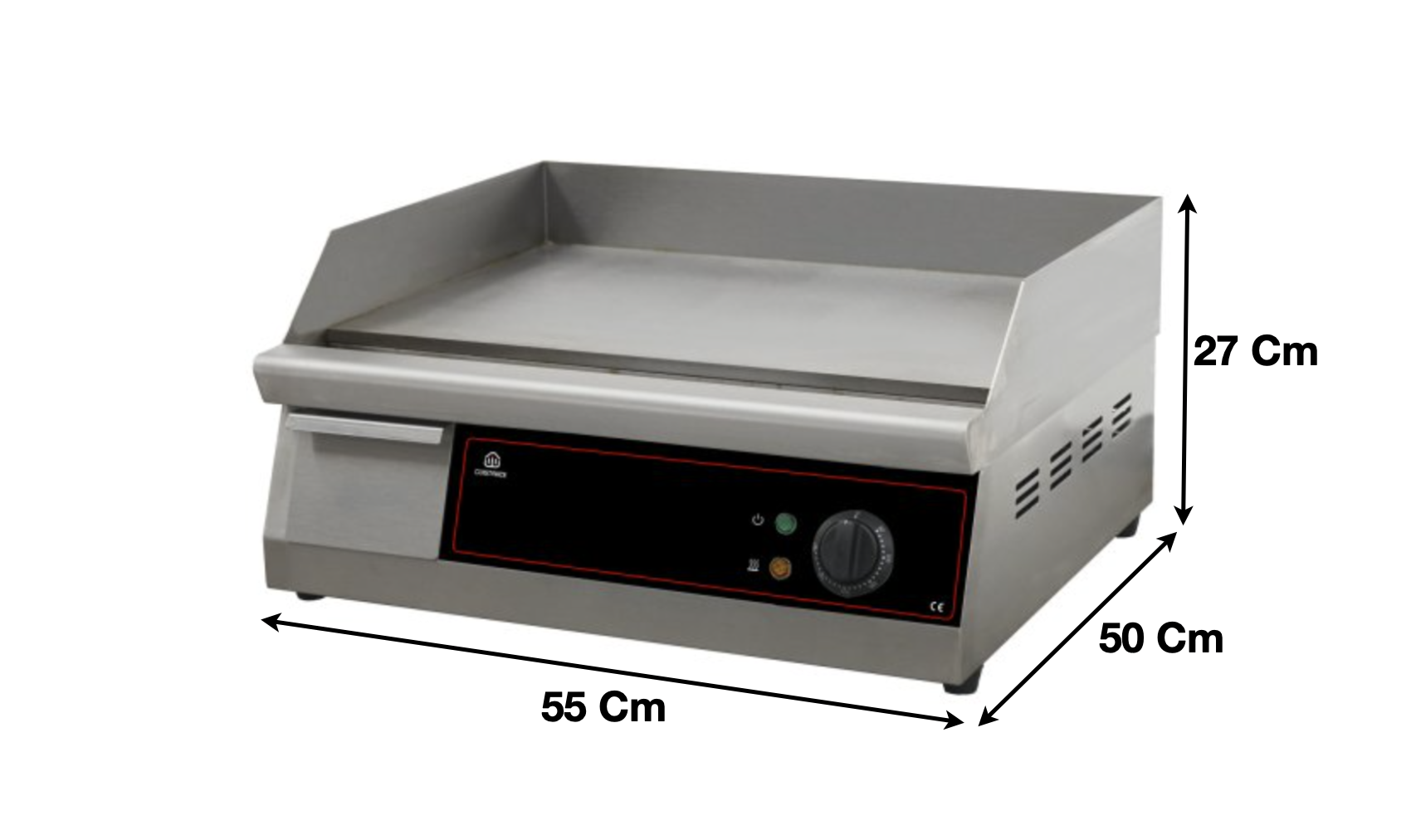 Plaque électrique 55cm | CUIST GR550 - EQUIPEMENT RESTAURATION 