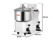 Pétrin spirale 40 L. / 2 Vitesses – Cuve & Tête fixe | CUIST LM40A - EQUIPEMENT RESTAURATION 