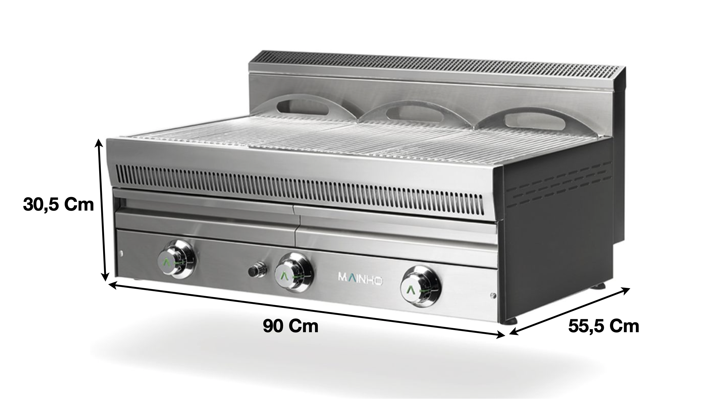Grill gaz à eau 3 Zones –Marque: MAINHO | M04-NG90 - EQUIPEMENT RESTAURATION 