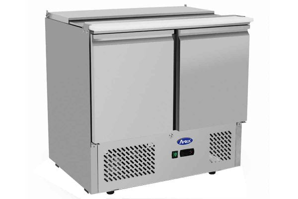 Saladette GN1/1 - 2 portes - Inox - ESL3800GR - EQUIPEMENT RESTAURATION 