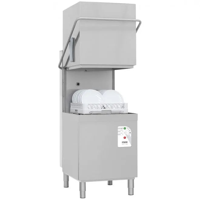 Lave-vaisselles a capot électronique avec doseur de produit de rinçage et pompe de vidange intégrée panier (T110E PS) - EQUIPEMENT RESTAURATION 