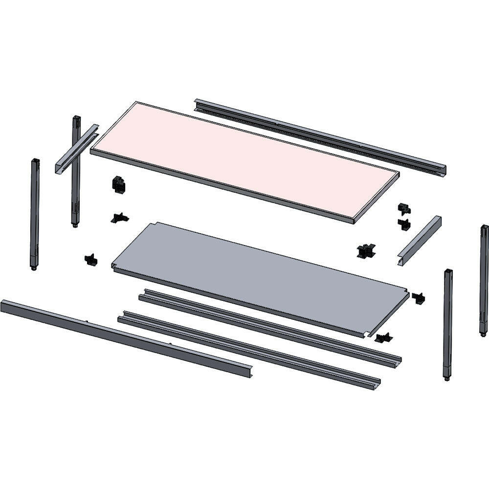 Table de travail avec tablette inférieure - 800x700 - TL871KD - EQUIPEMENT RESTAURATION 