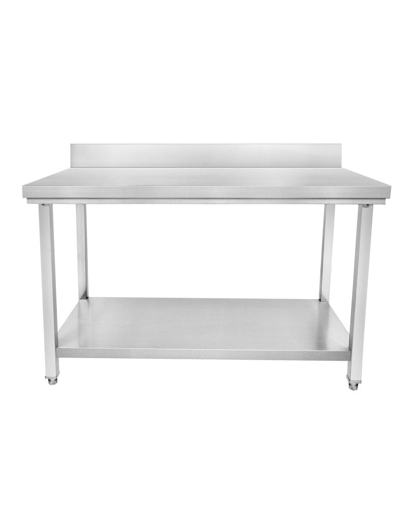 Table inox adossé 1500 x 700 x 950 mm | CUIST STTB157 - EQUIPEMENT RESTAURATION 