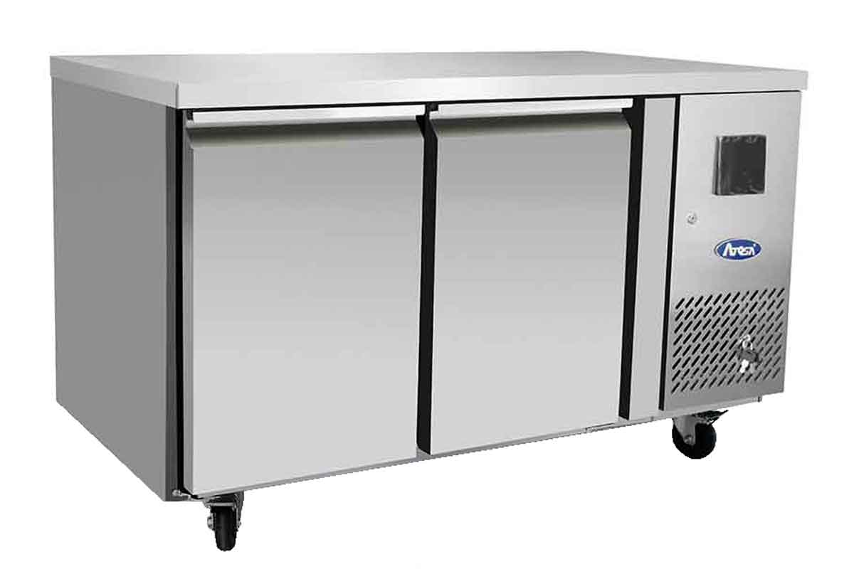 Table réfrigérée positive - 2 portes - Inox - EPF3421GR - EQUIPEMENT RESTAURATION 