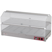 Vitrine chauffante de comptoir - 2 étages L800 - WR-EVC2-68 - EQUIPEMENT RESTAURATION 